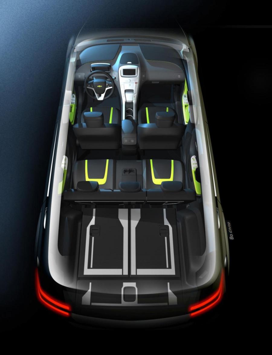 Chevrolet Volt MPV5 Electric Concept 2010 года  (фото 11 из 11)